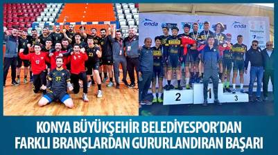 Konya Büyükşehir Belediyespor’dan Farklı Branşlarda Gururlandıran Başarı