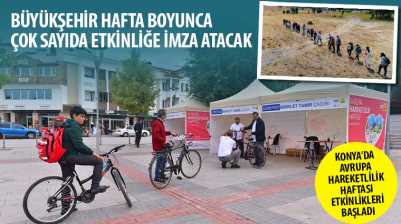 Konya’da Avrupa Hareketlilik Haftası Etkinlikleri Başladı