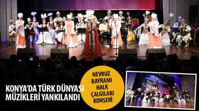 Konya’da Türk Dünyası Müzikleri Yankılandı